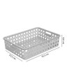 Cesta organizadora retangular palha 4,5 litros Plasutil ref. 15059 - 3