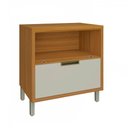 Ver imagem 3 de Balcão de Cozinha Imperatriz 1 Porta 1 Gaveta 100% Mdf Freijó/off White - Nesher