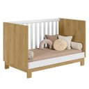 Ver imagem 5 de Berço Americano Mini Cama Slim Q Encanto Freijó/branco - Qmovi