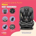 Ver imagem 4 de Cadeira para Auto 0-36 Kg Mass Preta Litet - Bb456 Bb456