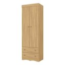 Ver imagem 2 de Guarda-roupa Infantil 62cm 2 Portas e 2 Gavetas Realeza Multimóveis Mp4451 Madeirado Madeirado