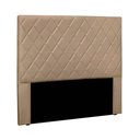 Ver imagem 1 de Cabeceira Queen Tina Estofada Fixação no Box Estrutura Mdf-mdp Suede Creme Loja Sheep