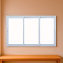 Ver imagem 3 de Janela Correr 3 Folhas Vidro 2,00x1,00m Vidro Temperado 6mm Fábrica do Alumínio