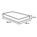 Ver imagem 2 de Colchão Solteiro Probel Molas Ensacadas Rubi Soft Gel Euro Pillow - 88x188x36