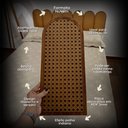 Ver imagem 5 de Cabeceira de Cama Modular Indiana Elegante em Mdf - 7 Peças