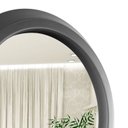 Ver imagem 2 de Espelho Decorativo Call Preto Led Branco 60cm Redondo