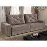 Sofá Retrátil e Reclinável 4 Lugares Berlim Evidence Suede Capuccino - 4