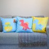 Kit com 3 Capas para Almofadas Decorativas Infantil Dinossauros - 6