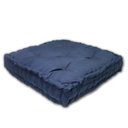 Ver imagem 1 de Almofada Turca Futon Cadeiras Bancos Áreas 60x60 Cm Azul Marinho