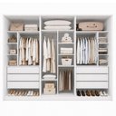 Ver imagem 4 de Guarda Roupa Casal 6 Portas Vidro Refleta e 6 Gavetas MDF Imperiale Premium