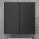 Ver imagem 4 de Armário de Cozinha Aéreo 2 Portas 67cm Italy Preto - Ej Móveis