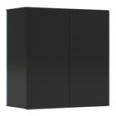 Ver imagem 1 de Armário de Cozinha Aéreo 2 Portas 67cm Italy Preto - Ej Móveis