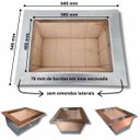 Ver imagem 3 de Kit Coifa Box Gomada Gourmet 80x60 + Braseiro 50x40 + Grill