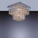 Ver imagem 2 de Lustre Plafon de Cristal Legítimo 40cm Quadrado