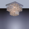 Lustre Plafon de Cristal Legítimo 40cm Quadrado - 2