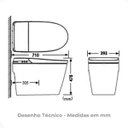 Ver imagem 3 de Bacia Eletrônica In-wash In-tank Controle Remoto Inspira A8030p600l Roca