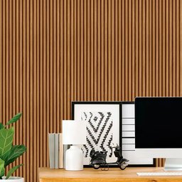 Painel Ripado Versátil 180 cm x 250 cm MDF E MDP Nature Shop Jm - 1