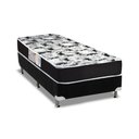 Ver imagem 1 de Cama Box Solteiro: Colchão Espuma D33 Luckspuma Supreme + Base CRC Suede Black(88x188)