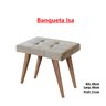 Penteadeira Camarim Anaisa com Banqueta Isa Leds e Espelho: Nature Off White - 4