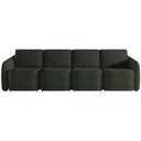 Ver imagem 6 de Sofá Cama para Sala de Estar 4 Lugares 356cm Montserrat K01 Veludo Verde - Lyam Decor