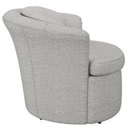 Poltrona Para Sala De Estar Decorativa Base Fixa Luzo M03 Linho Cinza - Lyam Decor - 4 Poltrona Para Sala De Estar Decorativa Base Fixa Luzo M03 Linho Cinza - Lyam Decor - 4