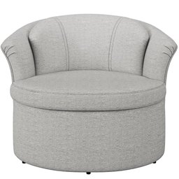 Poltrona Para Sala De Estar Decorativa Base Fixa Luzo M03 Linho Cinza - Lyam Decor - 3 Poltrona Para Sala De Estar Decorativa Base Fixa Luzo M03 Linho Cinza - Lyam Decor - 3