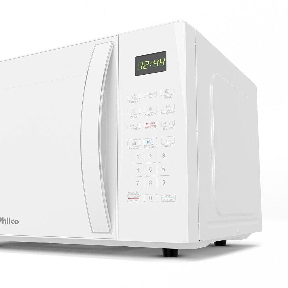 Micro-ondas Philco 25l Branco Limpa Facil 1100w Pmo28b 110v - 2