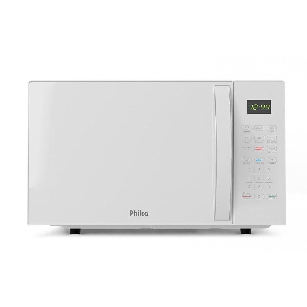 Micro-ondas Philco 25l Branco Limpa Facil 1100w Pmo28b 110v