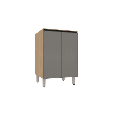 Balcão de Cozinha sem Tampo 2 Portas 60cm Luciane Essenza Móveis