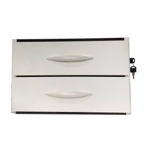 Gaveteiro Suspenso Fixo 2 Gavetas para Mesa de Escritório