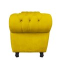 Ver imagem 4 de Divã Recamier Com Baú Grécia 1,55 Cm Suede Amarelo