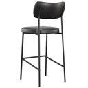 Ver imagem 6 de Banqueta Alta Bar Cozinha Sala de Jantar Preto Elira L02 Couríssimo Preto - Lyam Decor