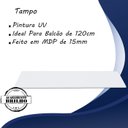 Ver imagem 2 de Tampo Para Balcao 120cm 9300 Branco Mobbs