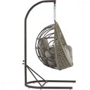 Ver imagem 2 de Balanço Corda Náutica Suspenso com Suporte em Alumínio Trama Original