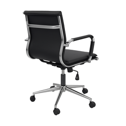 Cadeira de Escritório Diretor Valência Charles Eames Rivatti:preto - 5