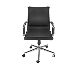 Cadeira de Escritório Diretor Valência Charles Eames Rivatti:preto - 3