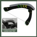 Ver imagem 5 de Cadeira Escritório Gamer Nitro Cinza Ergonômica Couro Sintético Reclinável Altura Ajustável Luvinco