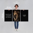 Ver imagem 4 de Quadro Decorativo Religioso Quem Te Guarda Não Dorme 3 Telas 60x90cm para Sala Quarto Hall