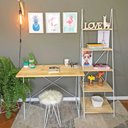 Ver imagem 7 de Home Office Escada Industrial Natural e Branco