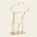 Ver imagem 1 de Escultura Decorativa em Metal Dourado 30cm 15071 Mart