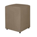 Ver imagem 1 de Puff Quadrado Decorativo Para Sala Suede Cores - DS Estofados Capuccino