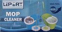 Ver imagem 2 de Mop Giratório Cesto Inox Esfregão 1.2m com 1 Refil 12 Lts. Balde Azul