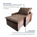 Ver imagem 5 de Poltrona do Papai Retrátil e Reclinável Base Madeira Maciça Paris