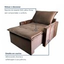 Ver imagem 6 de Poltrona do Papai Retrátil e Reclinável Base Madeira Maciça Paris