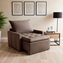 Ver imagem 1 de Poltrona do Papai Retrátil e Reclinável Base Madeira Maciça Paris