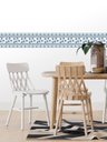 Ver imagem 4 de Faixa Decorativa Adesiva (autocolante) - Arabesco Azul