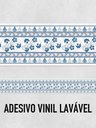 Ver imagem 2 de Faixa Decorativa Adesiva (autocolante) - Arabesco Azul