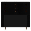 Ver imagem 1 de Cabeceira Cama Box Casal Roma 140cm Corano Preto - Desk Design