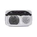 Ver imagem 3 de Tanquinho Semiautomático Twin Tub 2 em 1 4,6kg Praxis Branco 220v