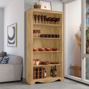 Ver imagem 1 de Cristaleira Chicago Sala de Estar Mdf Cinamomo